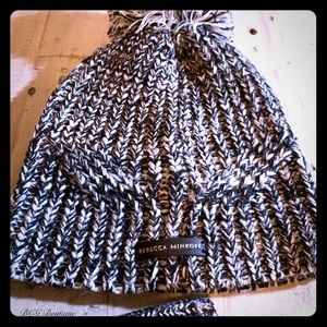 Rebecca Minkoff Knit hat & fingerless gloves